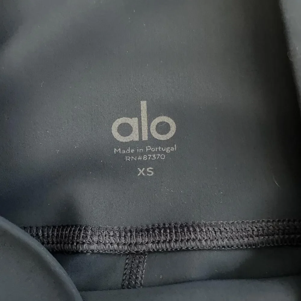 Alo Yoga Ripped Warrior High Waist Leggings XS Distressed Yoga Pilates